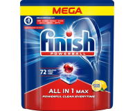 FINISH Tabletki All-in-1 Max 72 cytrynowe - 1385387 - zdjęcie 1